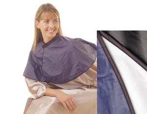 Hair Tools shoulder cape black PVC