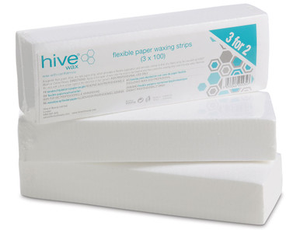 Hive flexible paper waxing strips (300)