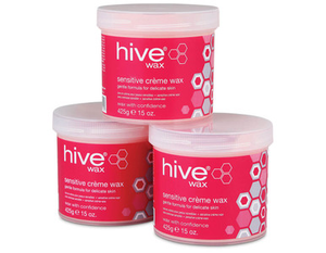 Hive sensitive cr?me wax 425g, 3 for 2 pack