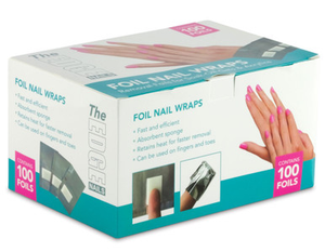 The Edge foil nail wraps and pads (100)