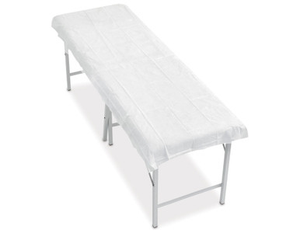 Scrummi waffle spa sheets, white (20) 800mm x 1800mm