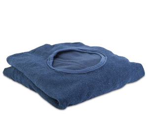 Aztex couch cover with facehole, navy