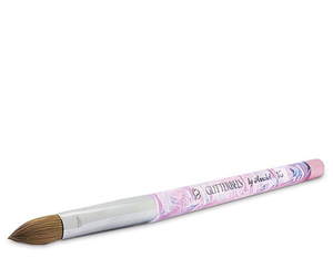 Glitterbels pastel glitter acrylic brush, size 10