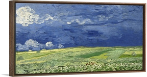 Wheatfield Under Thunderclouds