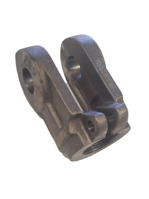 Hydraulic Cylinder Clevis Rod Yoke End 1-1/8" Threaded Rod x 1" Pin Hole