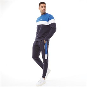 883 Police Mens Riyad Tracksuit Navy/Electric Blue/White