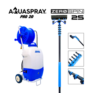 Aquaspray Pro 20L Battery Operated Water Spray Tank with 25FT Pole