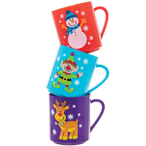 Plastik Becher Weihnachten