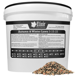 Autumn & Winter Lawn Fertiliser with Sulphur & Magnesium (3-15-15)