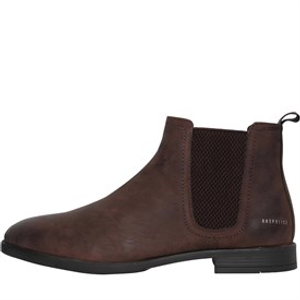 883 Police Mens Helix Chelsea Boots Brown