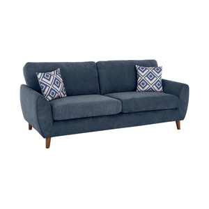 Milner 4 Seater Sofa in Denim Fabric