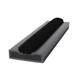 Pyroplex Fire & Smoke Seal Intumescent Strip, Brush, 15mm x 4mm x 2.1m, Grey