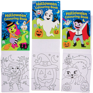 Halloween Mini Colouring Books (Pack of 12)