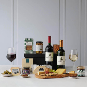 The Deluxe Wine & Cheese Gift Box