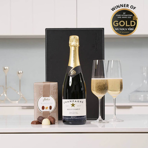 Personalised Champagne & Chocolates Gift Box