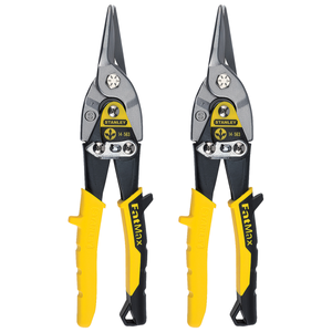 Stanley STA214563 Aviation Snip Straight Cut 250mm Pack of 2