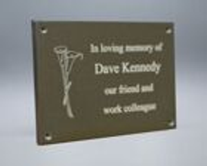 Slate Effect Memorial Wall Plaque