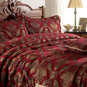 Shiraz Burgundy Bedspread