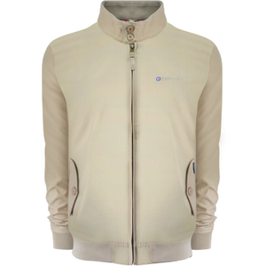 Lambretta Mens Target Shower Resistant Harrington Jacket - XL / Grey