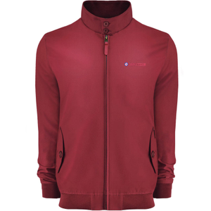 Lambretta Mens Target Shower Resistant Harrington Jacket - XL / Purple