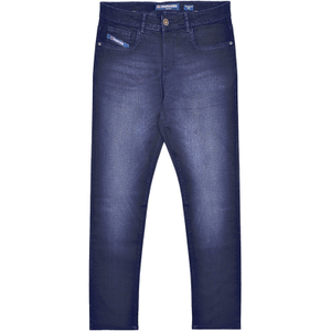 Lambretta Mens Chester Straight Fit Denim Jeans - Dark - 34 L / Dark