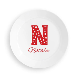 Initial Kids Plate