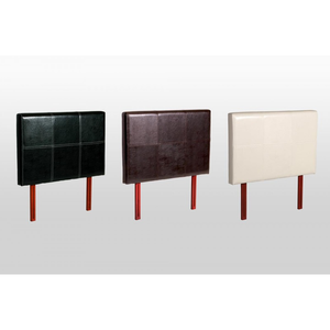 Heartlands Furniture Genoa PU Faux 5' King Size Brown Leather Headboard