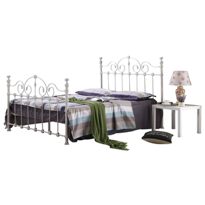 Heartlands Furniture Inglewood Bed 4' 6" Double Black Metal Bed