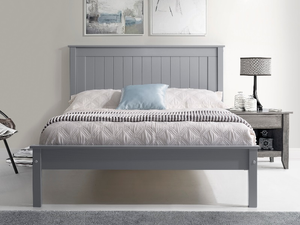 Limelight Taurus Low Footend 3' Single Dark Grey Wooden Bed