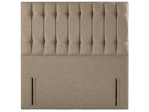 British Bed Company Emily 6' Super King Verona Mink Floorstanding Headboard Fabric Headboard