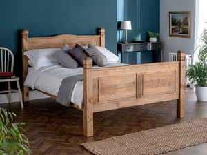 Snuggle Beds Corona High End 4' 6" Double Wooden Bed
