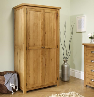 Birlea Woburn 2 Door Oak Wardrobe