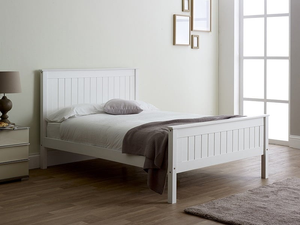 Limelight Taurus 4' Small Double Grey Wooden Bed