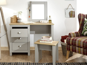GFW Lancaster Set Paint Cream Dressing Table
