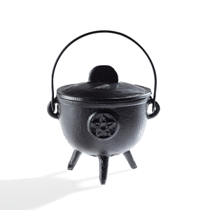 Cast Iron Pentagram Cauldron