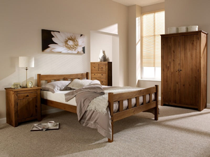 LPD Furniture Havana 3' Single Pine Wooden Bed