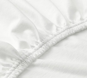 White Fitted Sheet for 4FT3 Wide Drop Down Bed