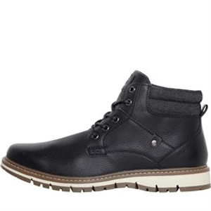Deakins Mens Oxford Boots Black