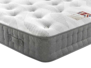British Bed Company Cotton Pocket 1400 Chenille 4' x 6'6" Custom Size Mattress