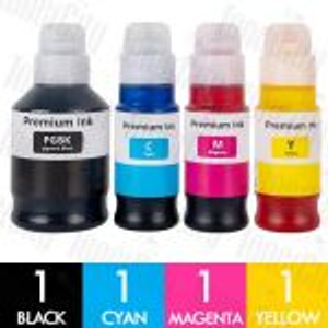 Compatible Canon GI60 4 Pack Ink Bottle Combo