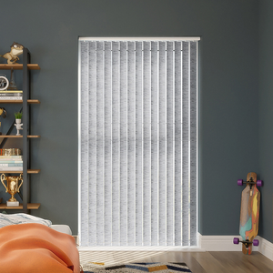 Bamburgh, Grey Haze - Vertical Blind