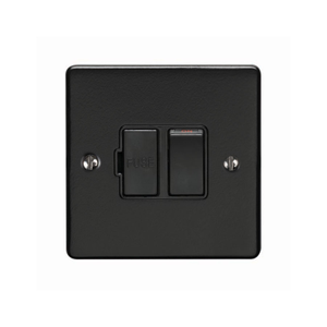 Eurolite ENSWFMBB 13A DP Switched Fuse Spur Matt Black Black