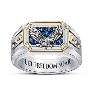 Let Freedom Soar Ring Size 13.5