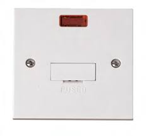 Click PRW053 Polar 13A Double Pole Fused Connection Unit with Neon White