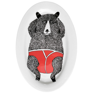 Mr Relaxed Bear Serving Platter (one size)