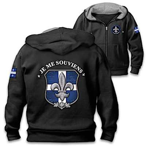 Spirit Of Quebec Men's Hoodie Size XX-Large (50-52)
