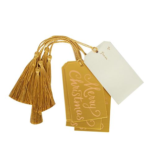 Peter's - Christmas Gift Tag Set Gold 6pce