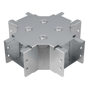 Unitrunk 75mm x 75mm Intersection Box for Galvanised Steel Cable Trunking (Sold in 1's)
