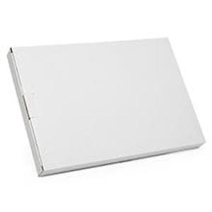 Colored Tuck Top Tab Lock Mailing Boxes, White, Case 50 - 16-1/2 X 12 X 3-1/2, - Die Cut Boxes by Paper Mart