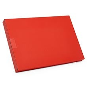 Colored Tuck Top Tab Lock Mailing Boxes, Red, Case 50 - 16-1/2 X 12 X 3-1/2, - Die Cut Boxes by Paper Mart